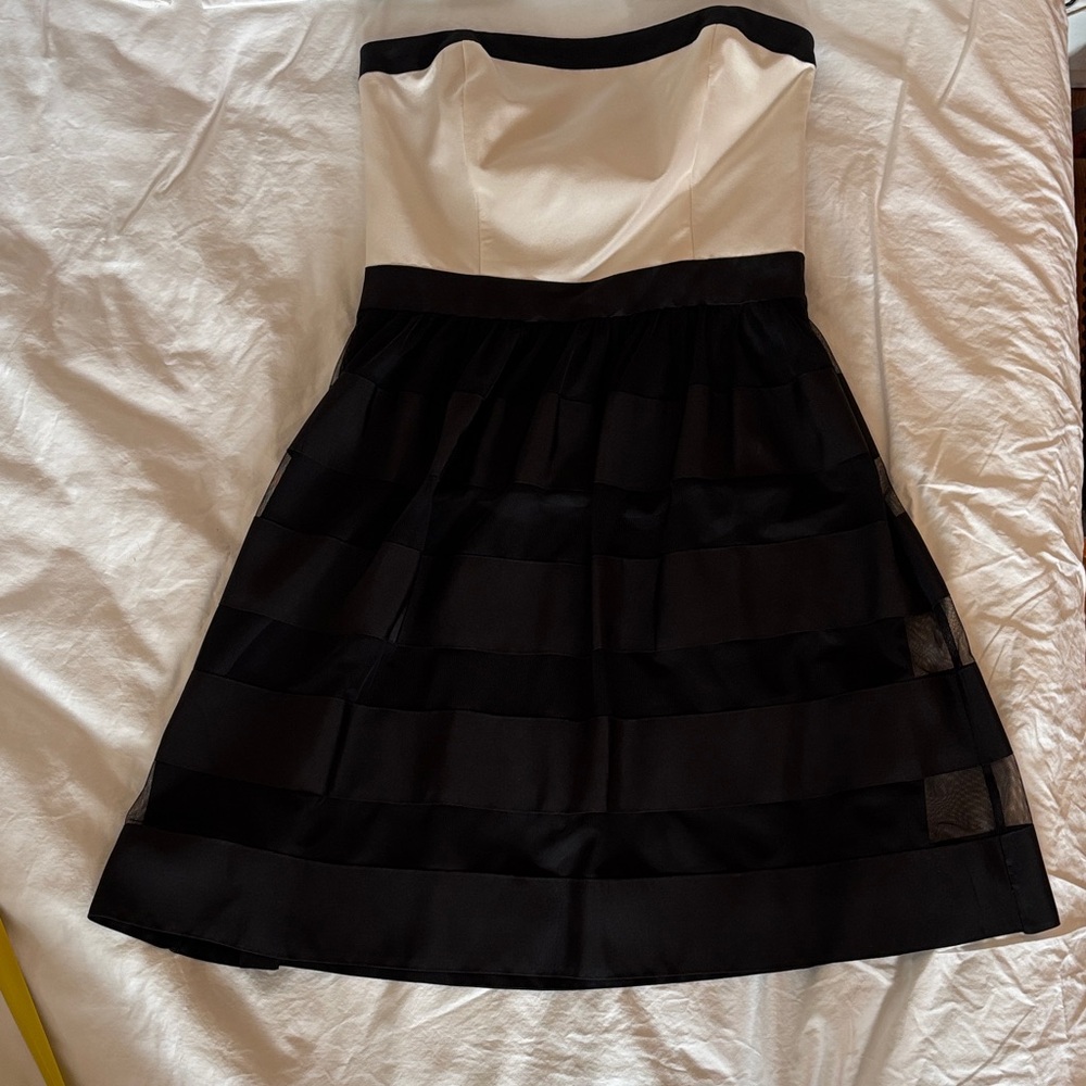 White House Black Market Monochrome Dress